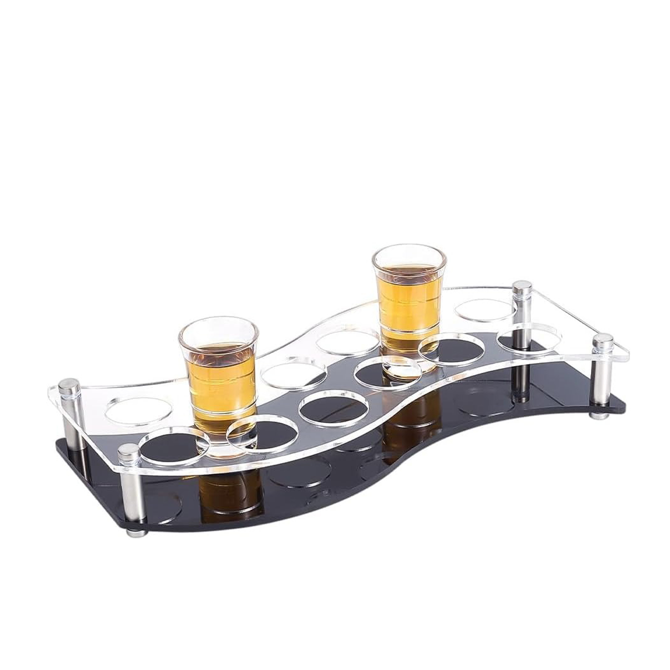 Wine Beer Rack - Taca na 12 kieliszków do shotów,