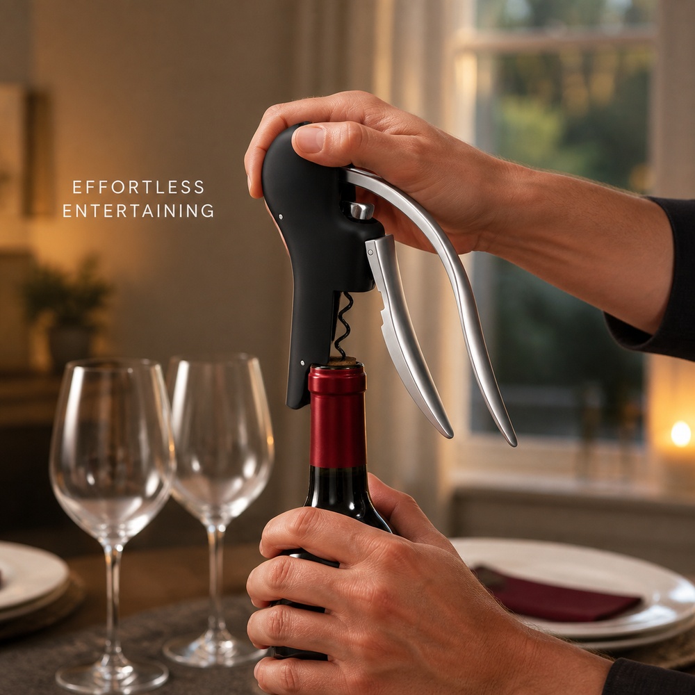 Wytrzymały korkociąg dźwigniow – Cork Screw Lever recenzja i cena