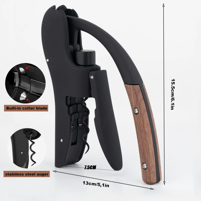 Otwieracz do wina z giętką szy – Cork Screw Lever recenzja i cena